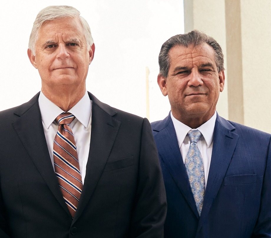 Alex Alvarez, Board Certified Trial Lawyer, and Herb Borroto, M.D., J.D. — NEC lawsuit team at The Alvarez Law Firm